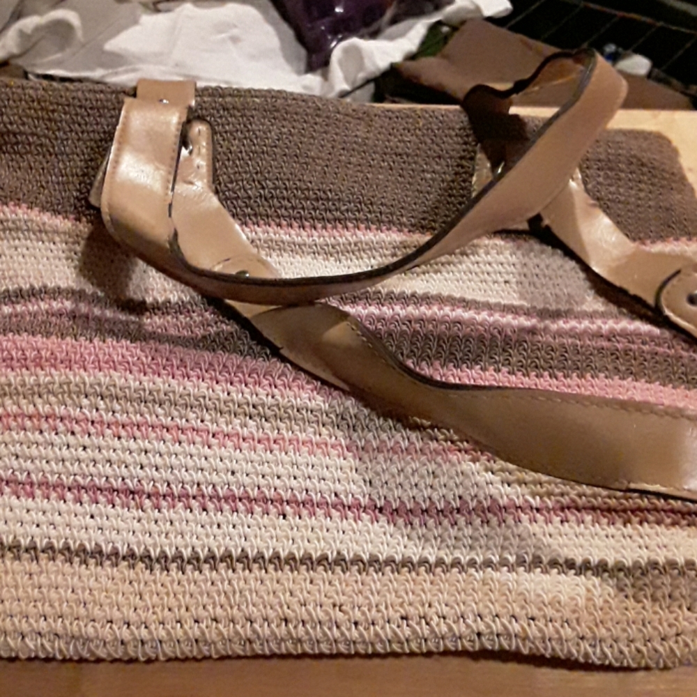 LADIES HANDBAG WOVEN DESIGNED. - Picture 1 of 7